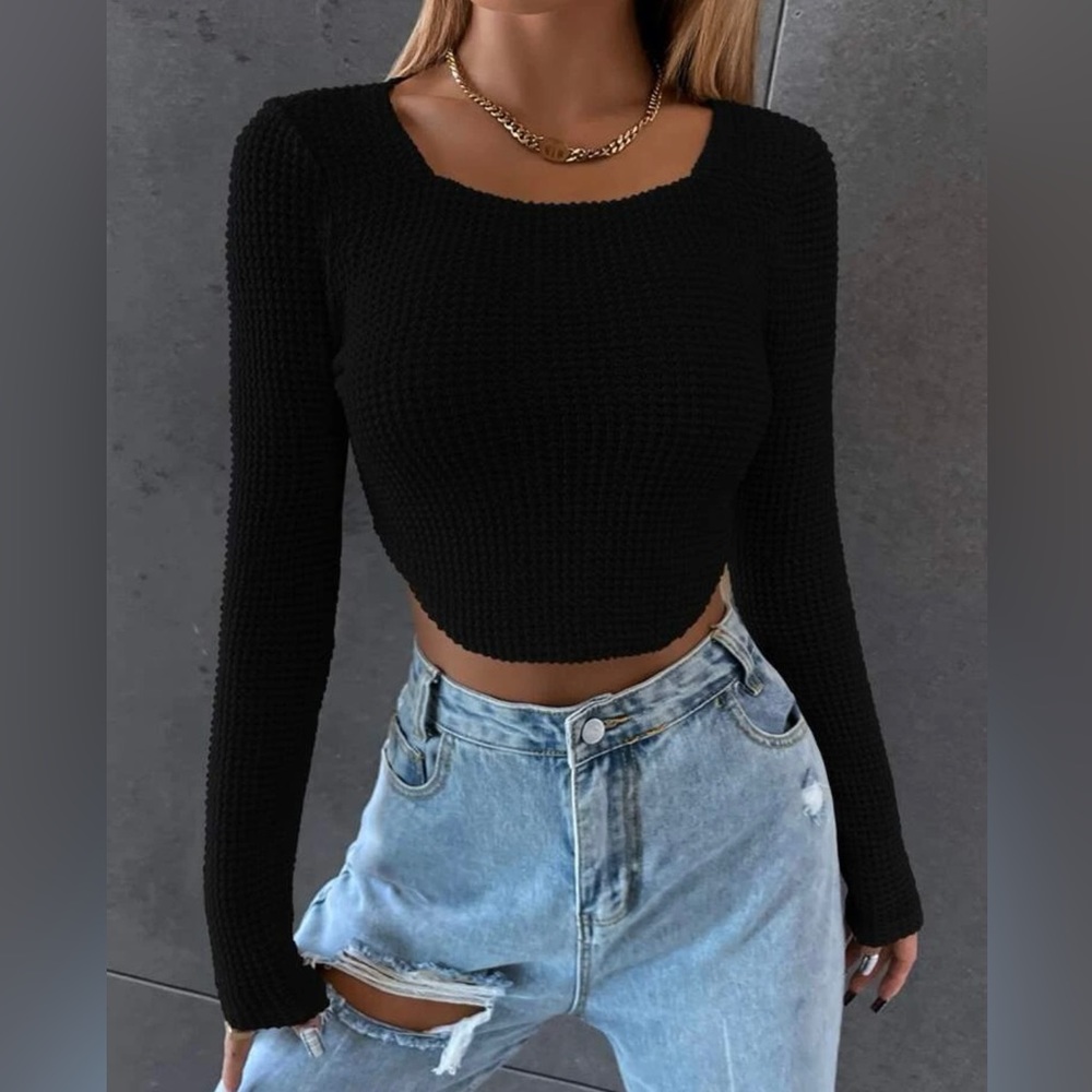 Long sleeve sweater top